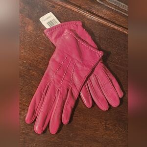 COACH Red Cashmere Glove